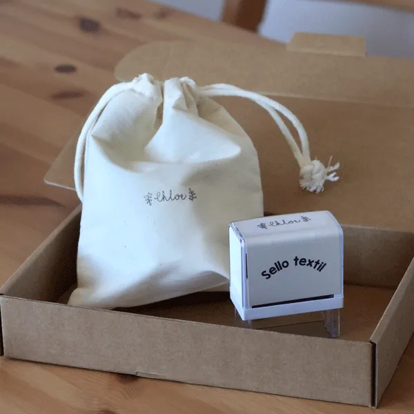Sello Personalizado + Bolsita