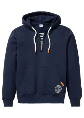 Sudadera con capucha y corte cómodo Azul marino