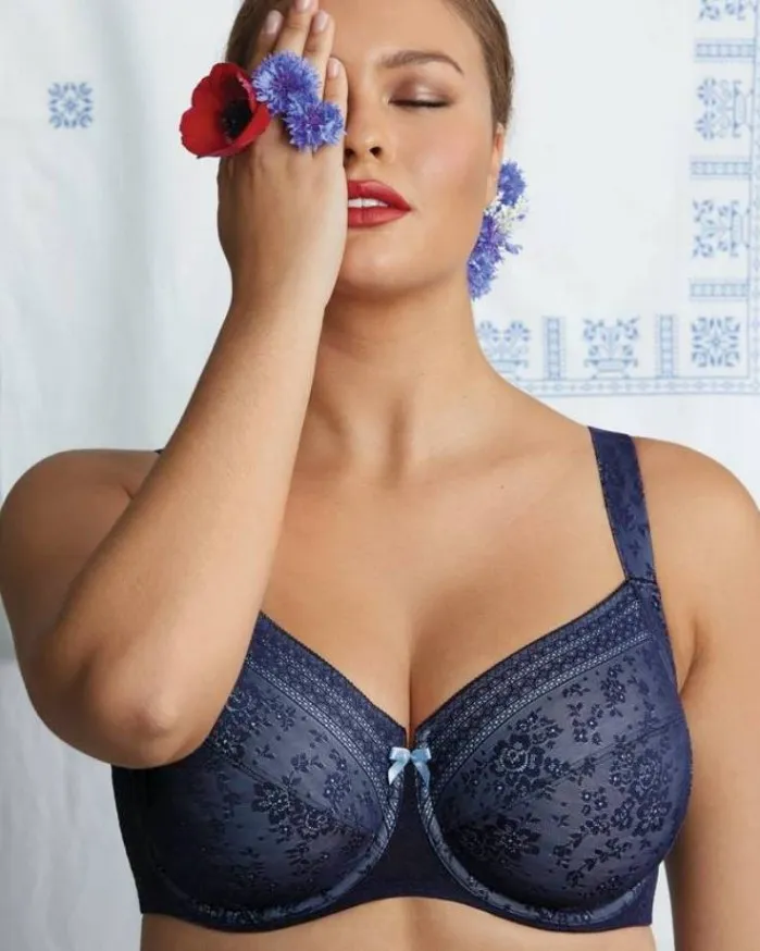 Sujetador Copa Entera Fleur 5653 AZU Rosa Faia