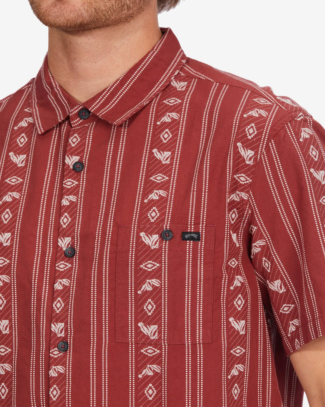 Sundays Jacquard Short Sleeve Shirt