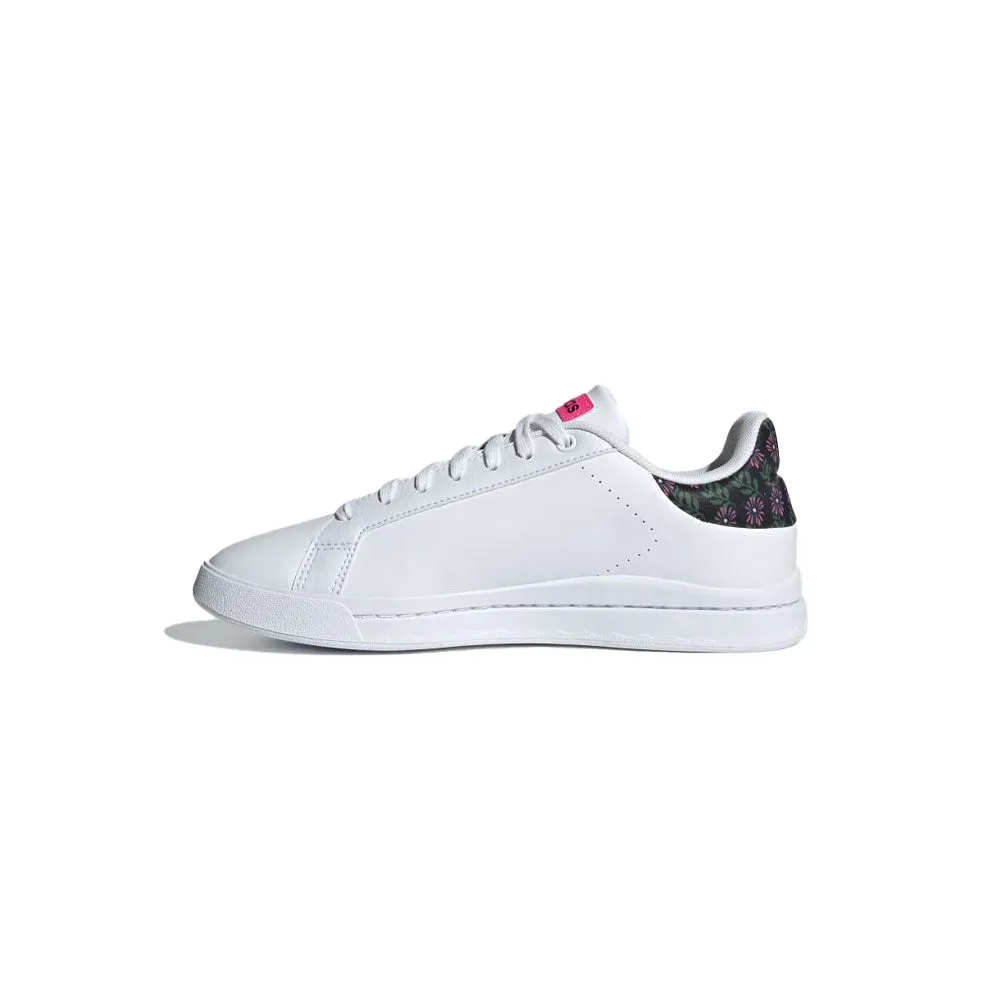 TENIS MUJER ADIDAS COURT SILK  BLANCO  ROSA