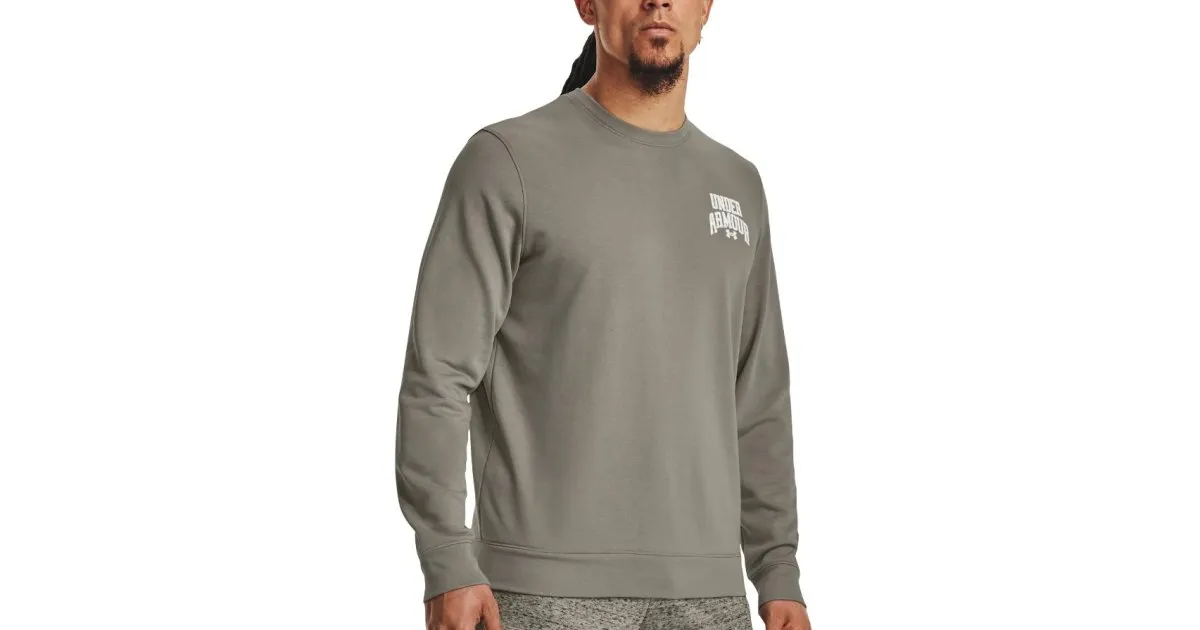 Under Armour Rival Terry Graphic Crewneck