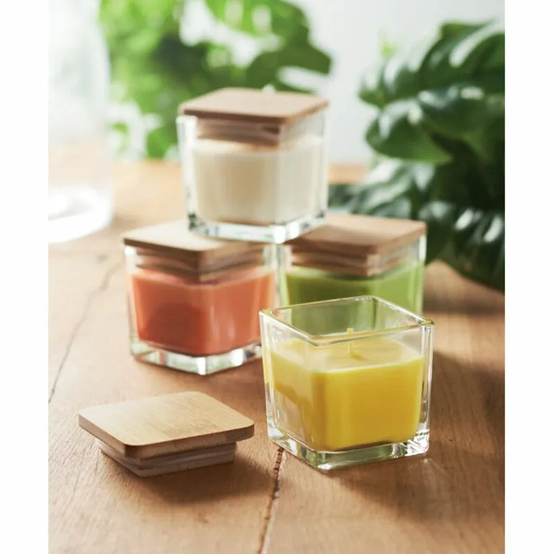Vela de cera aromatizada Pila