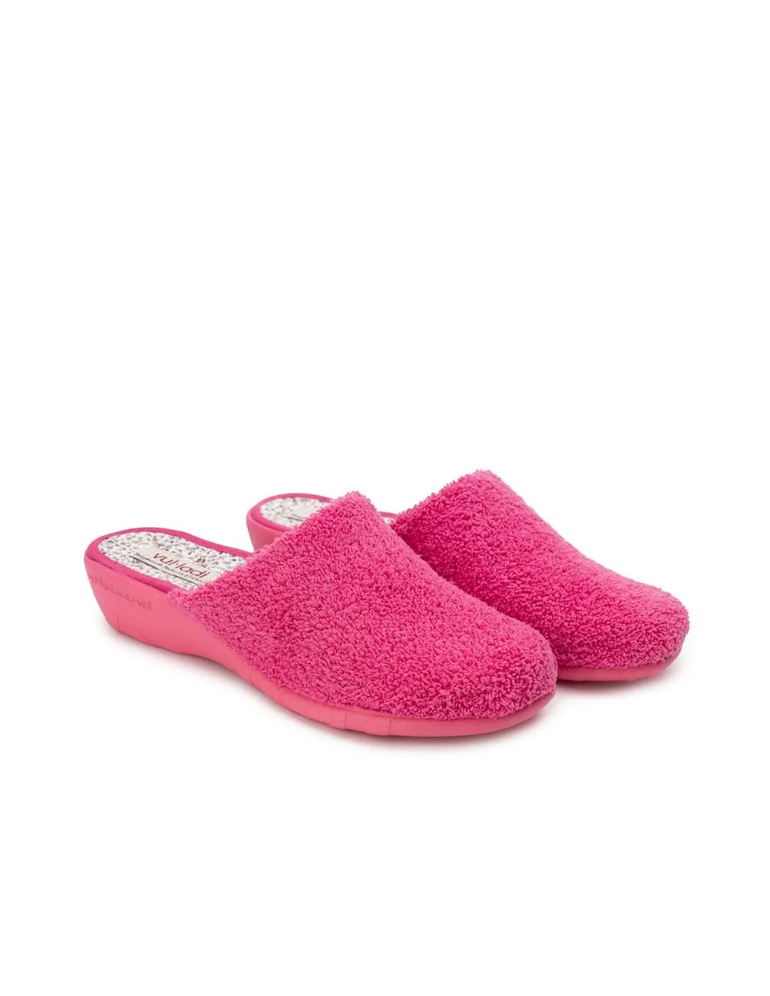 VULLADI Zapatillas Casa Toalla Fucsia