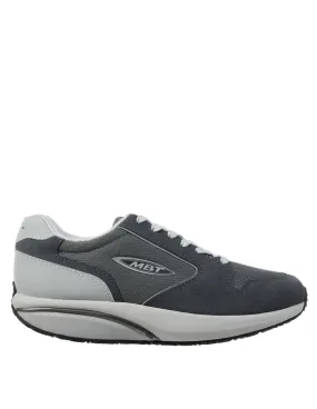 Zapatilla suela curva para mujer gris MBT