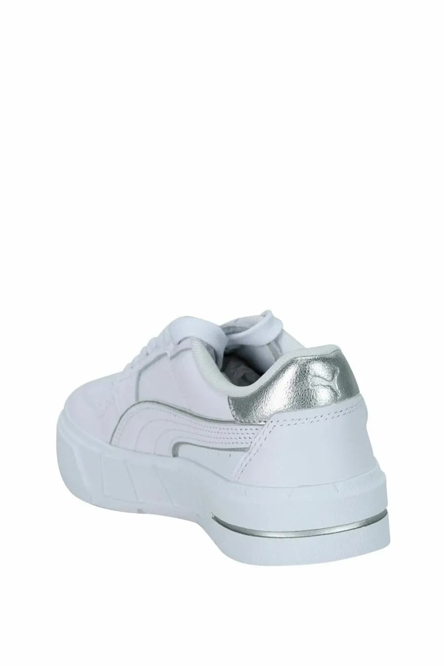 Zapatillas blancas con plateado 