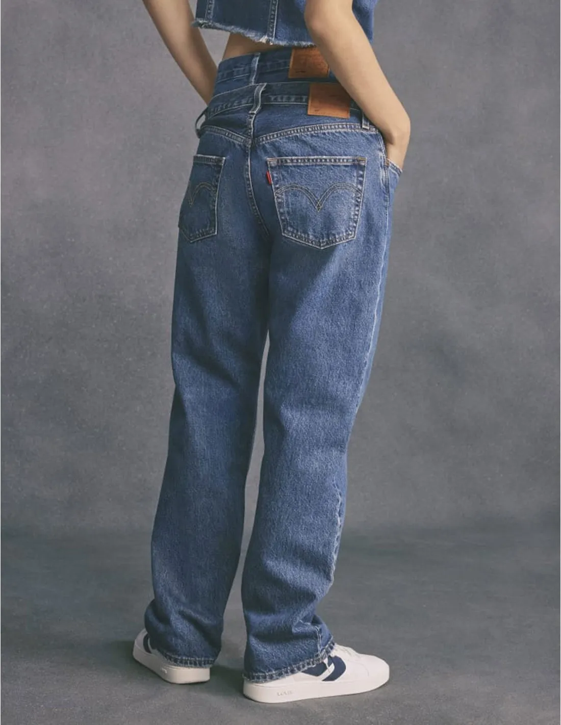 Zapatillas Blancas Retro LEVIS Mujer