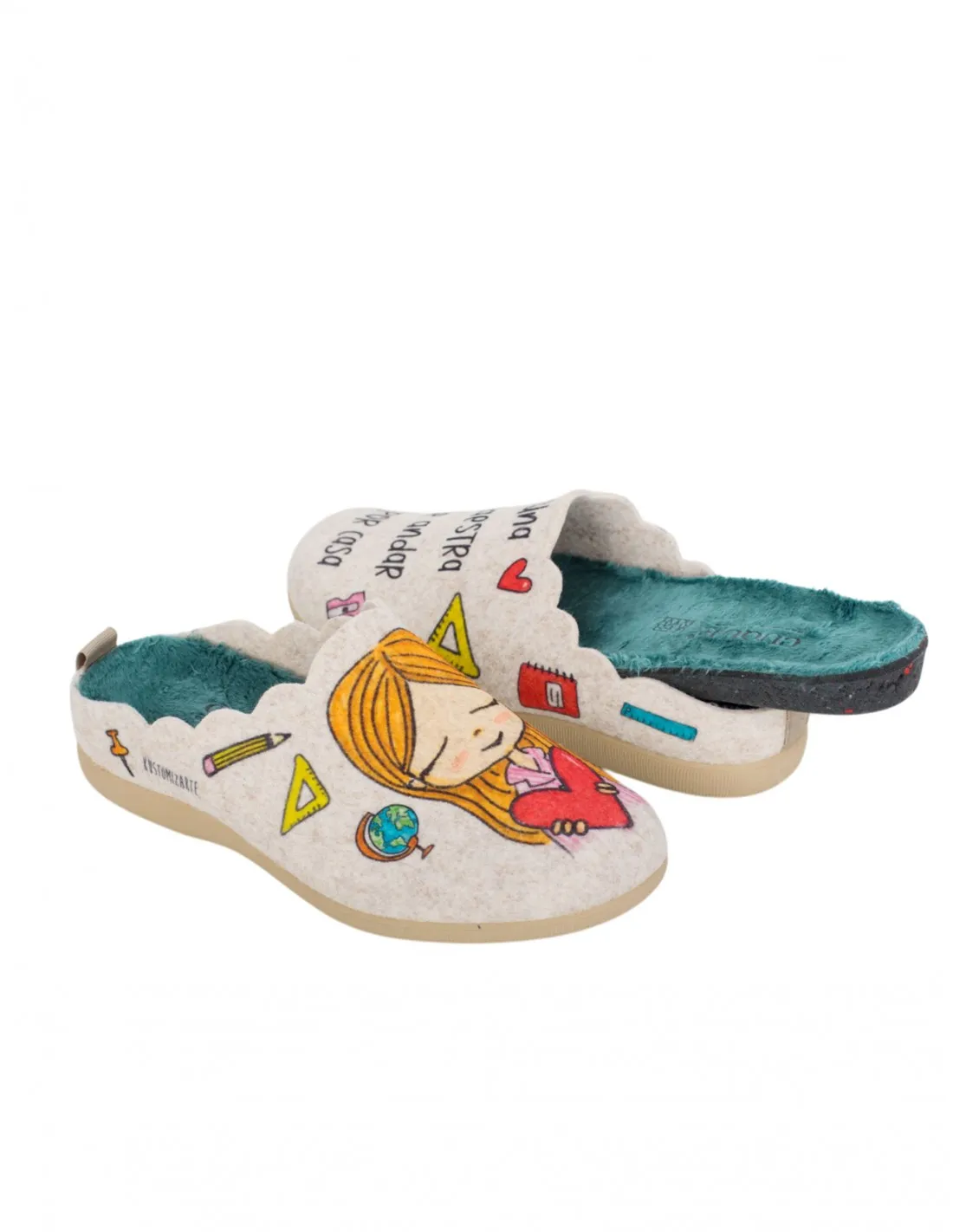 Zapatillas Casa Fieltro Maestra