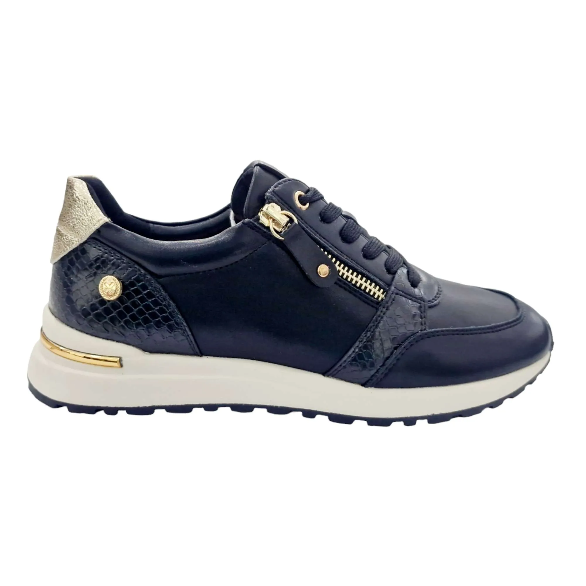 ZAPATILLAS CASUAL CREMALLERA XTI MUJER NEGRO