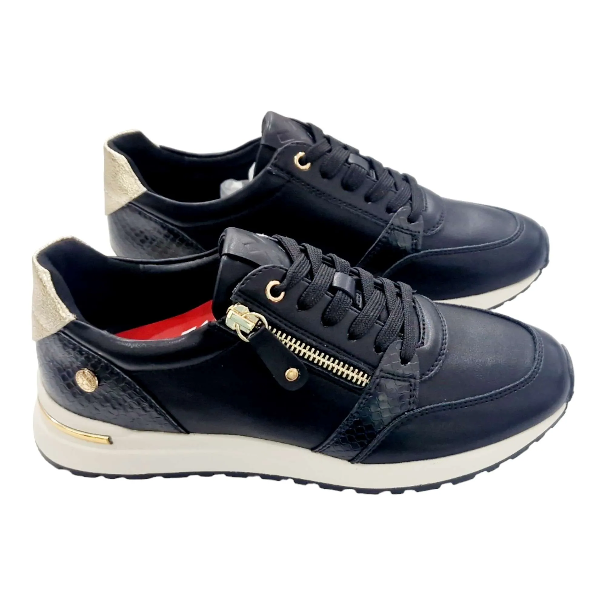 ZAPATILLAS CASUAL CREMALLERA XTI MUJER NEGRO