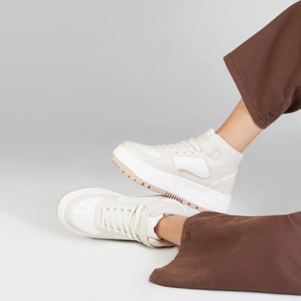 Zapatillas Urbanas Hypnotic Para Mujer Bask Plat Beige