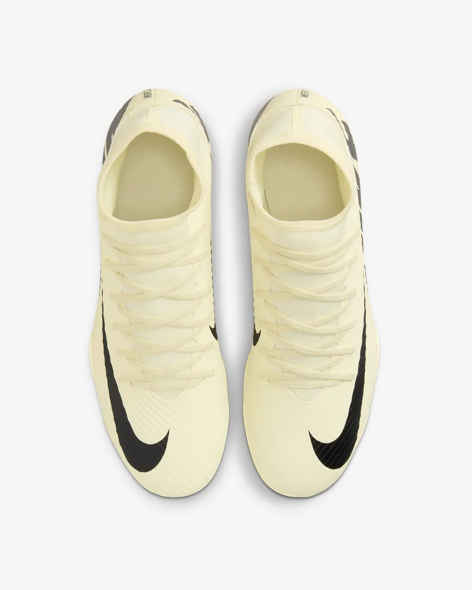 Zapatos Fútbol Hombre Nike Superfly 9 Club FM/MG Beige