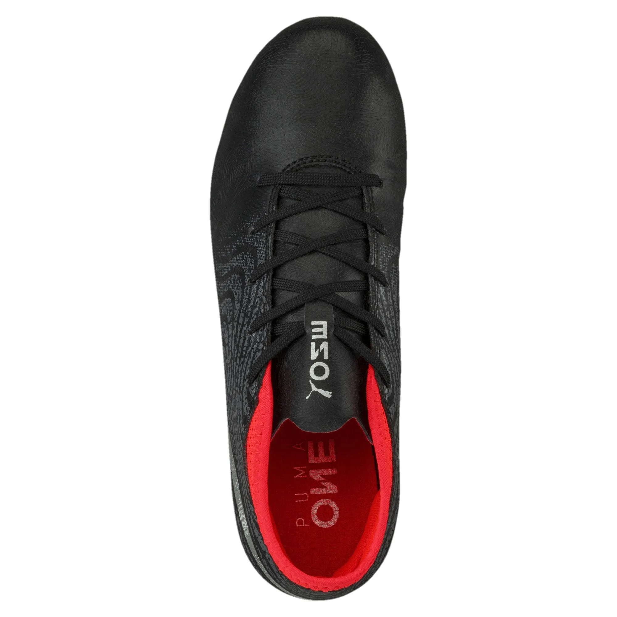 Zapatos Fútbol Hombre Puma One 18.4 Negro/Plateado/Rojo
