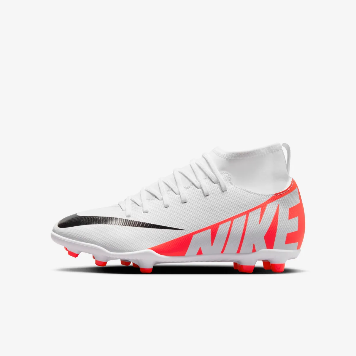 Zapatos Fútbol Niño Nike Jr Mercurial Superfly 9 Club Blanca/Coral