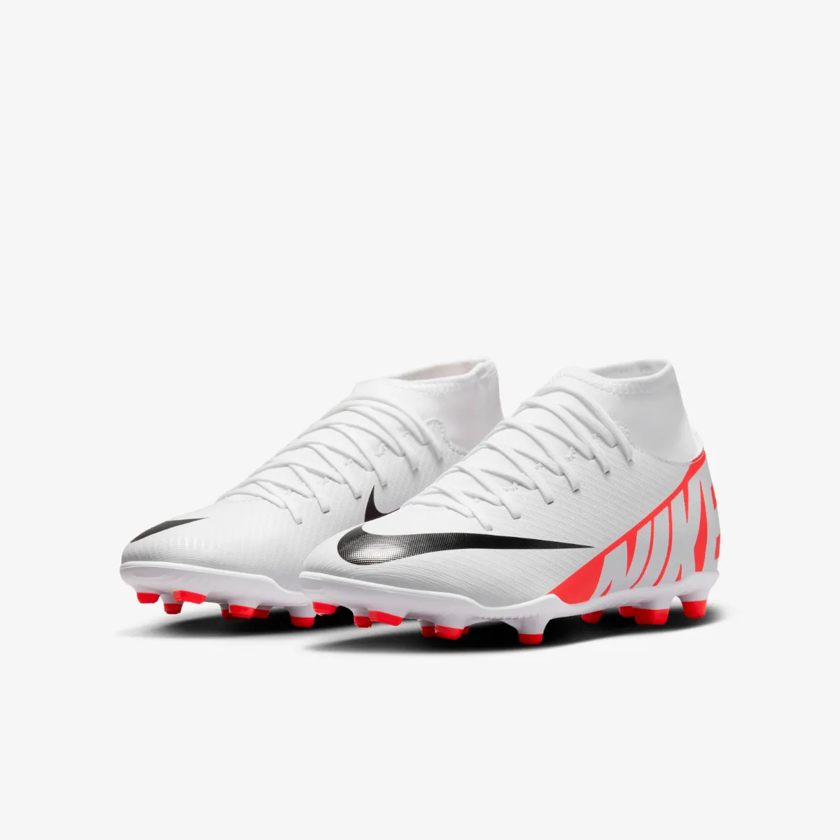Zapatos Fútbol Niño Nike Jr Mercurial Superfly 9 Club Blanca/Coral