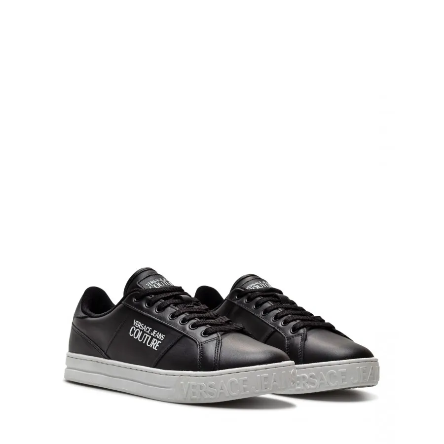 Zapatos Hombres Sneakers VERSACE JEANS COUTURE 72YA3SKE ZP097 899 Negros
