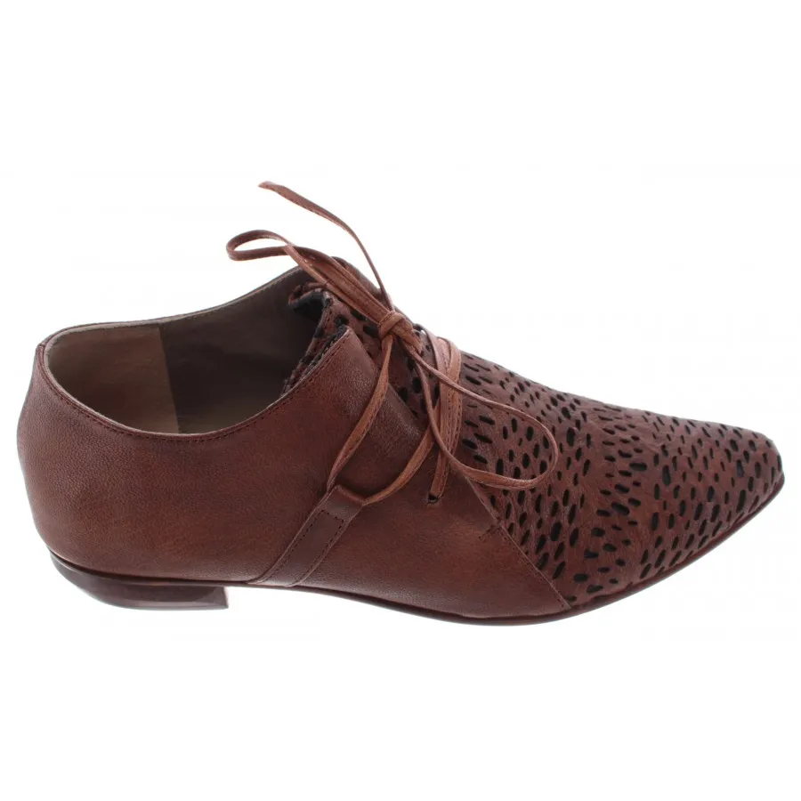 Zapatos Mujer iXOS Splonge Castano Vero Cuoio Made In Italy Nuevos