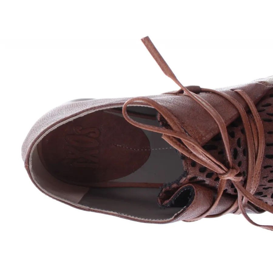Zapatos Mujer iXOS Splonge Castano Vero Cuoio Made In Italy Nuevos